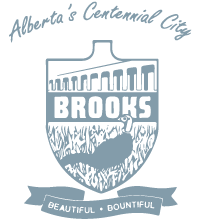 City of Brooks logo white background